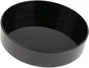 Flameer Japanese Flower Vase Ikebana Suiban Bonsai Container Arrangements, Black 28cm