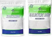 Myoc Cosmetic Grade – Salicylic Acid (120 GM / 4.2 Oz) & Niacinamide (113g / 3.9oz) Powder – Blemish Control & Glow Boosting Set