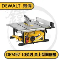 在飛比找Yahoo!奇摩拍賣優惠-＊小鐵五金＊DEWALT 得偉 平台式 圓鋸機 DWE749