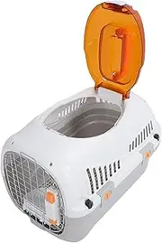 Oreilet Cat Carrier Hard, Plastic Portable Dog Crate Airline for Travel, Pet Kennel with Large Space, Puppy Cage Provides Secure Comfort for Cats and Dogs