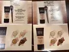 New! 2 MAKE UP FOR EVER Matte Velvet Foundation Card Sampler 4 Shades New
