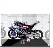 Acrylic Display Case for LEGO 42130 Technic BMW M 1000 RR Figure Storage Box Dust Proof Glue Free