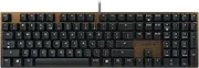 CHERRY KC 200 MX Mechanical Office Keyboard with Anodised Metal Plate, EU Layout (QWERTY), Wired, MX2A Silent Red Switches, Black/Bronze