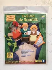 “read” 2006 JACK & the BEANSTALK FINGER PUPPETS Educational Fairytale Story Card