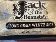 Jack & the Beanstalk Long Grain White Rice LOT OF 8 bags 16 oz EACH