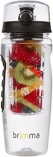 Brimma Leak Proof Fruit Infuser Water Bottle Large 32 Oz.
