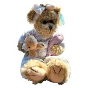 Bearington Collection Cat Napper Limited Series 1417 Teddy Bear & Kitty Cat