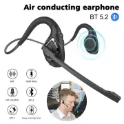 Trucker Bluetooth Wireless Headset with Noise Cancelling Mic Open Ear Headphones