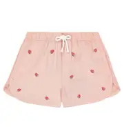[Polo Ralph Lauren Kids] Polo Ralph Lauren Kids Embroidered cotton shorts Y 1,5-2 pink