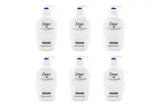 6x Dove 250ml Deeply Nourishing Liquid Hand Wash Soap for Soft Hydrated Skin