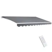 Folding Arm Awning Motorised Outdoor Pearl Retractable 4X2.5M