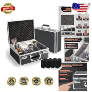 4-Row Card Case for 170+ Graded Cards & 680+ Toploaders - Lightweight Design