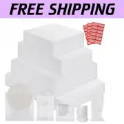Essential 320 pcs Moving Kit: Foam Pouches, Sheets & Fragile Stickers Included