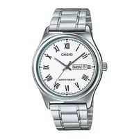 在飛比找ETMall東森購物網優惠-【CASIO 卡西歐】指針錶 不鏽鋼錶帶 生活防水 礦物玻璃