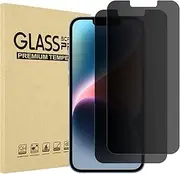 ProCase 2 Pack Screen Protector for iPhone 14 / iPhone 13 / iPhone 13 Pro 6.1 Inch, Tempered Glass Screen Film Guard for iPhone 14 2022 / iPhone 13/13 Pro 2021, Privacy