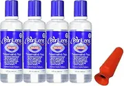 Purilens (4) Plus Saline + Scleral Cup Large Contact Lens Handler (Colors Vary) Bundle