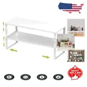 Heavy-Duty Expandable Spice Rack - Large Countertop Organizer for Kitchen & Bath