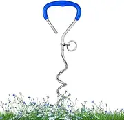Yard Stake for Dogs | Tie Out Swivel Dog Ground Stake | Twist-Proof Non-Slip Pet Accessories, Multifunctional Camping Gear for Tent Outdoor