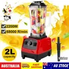 2L Commercial Blender Nut Grinder Smoothie Ice Vegetable Fruit Mixer Juicer Kit