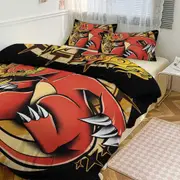 Bed Sheets g394 Ch_arma_nder Print Bedding Set Pattern Duvet Cove Set 3 Pieces 1 Quilt Cover And 2 Pillowcases for Women Men Teens tq394 Bed Sheets