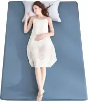 Cooling Thin Mattress Pad, King Size Mattress Topper for Hot Sleepers, with a De