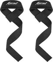 Lifting Straps, Wrist Straps for Weightlifting, Deadlift Straps for Men & Women, Weightlifting Straps with Wrist Padded for Deadlifting, Powerlifting, Bodybuilding, Strength Training, 2 Pack