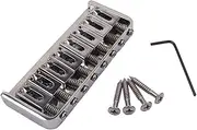 Kisangel 8 String String Guitar Bridge for Bass Guitar Durable Construction Lightweight Design Easy Installation Smooth Polished Surface Resistant Replacement Part