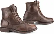 Falco Aviator Motorcycle Boots, brown, Size 42 for Men