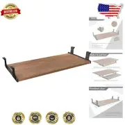 Large Under-Desk Keyboard Tray with Height Adjustment for Ergonomic Comfort