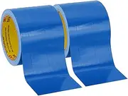 uxcell 3"x0.01" Bookbinding Tape, 22 Yard Total 2 Roll Cloth Bookbinding Repair Tape Book Binding Tape Self Adhesive for Repairing Old Books, Blue