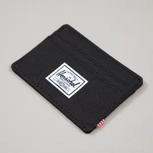 Herschel Andy Bi-Fold 黑色 全黑 RFID 防盜 帆布 皮夾 短夾 男生 二合一 卡套 錢包