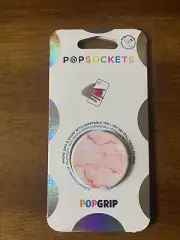 PopSockets: PopGrip Expanding Stand and Grip with a Swappable Top - Rose Marble