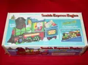 Wee Crafts : SANTA'S EXPRESS ENGINE Train - Lights Up - Christmas Paint - SEALED