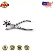 High-Polished 6 Size Revolving Punch - Perfect for DIY and Professional Use