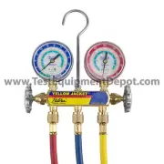 Yellow Jacket 41311 2-Valve Series 41 Test/Charging Manifold, Gauges
