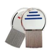 2 Pack Stainless Steel Hair Dandruff Comb Green Hair Comb Set For Scalp Care