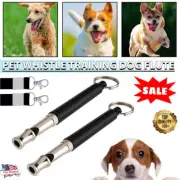 2pcs Dog Whistle Stop Dog Barking Ultrasonic Mute Dog Whistle Training Whistle