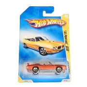 2008 Hot Wheels #29 New Models '70 PONTIAC GTO Orange Variation w/Chrome 5 Spoke