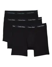 [Calvin Klein] Cotton Stretch Boxer Briefs 3 Pack in Black