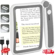 Rechargeable Magnifying Glass with Light for Reading, 5X Large Page Magnifier wi
