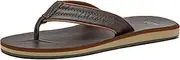 [Quiksilver] Men's Carver Nubuck Flip Flop Sandals