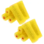 10 Pcs Embroidery Roller Brush Texture Sponge Drywall Art Painting Tools