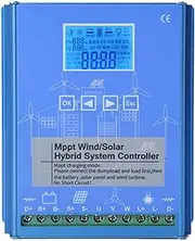 8000W 12V/24V/48V MPPT Wind Solar Hybrid Charge Controller, Wind Solar Efficient Wind Turbine Controller for Lithium Battery Or Wind Generator