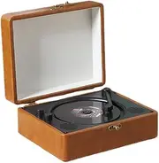 Retro Suitcase CD Player,Desktop Speaker Bluetooth 5.0,CD-R CD-RW CD-WMA,AUX 3.5MM Input,Music Display