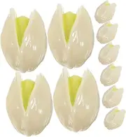 HAWILLOSCH 10 Pcs Lifelike Fake Pistachio Nut Models Decorative Craft Nuts Home Decorations Food Model Home Decor Realistic Fake Fruit