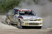 Kenneth Eriksson Staffan Parmander Mitsubishi Galant WRC Rally 1991 Old Photo 5