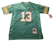 Mitchell & Ness Throwbacks Miami Dolphins Dan Marino Jersey NWT Size 52, Rare