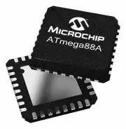 Microchip AVR MICROCONTROLLERS 2Pcs 8bit 20MHz 8kB 28-Pin PDIP ATMEGA88-20PU