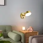COB LED Tri-Color Preseted Bedroom Wall Light Fixture Rotatable Lamp Head Switch
