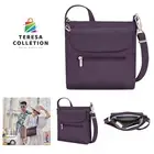 Women's Anti-Theft Classic Mini Shoulder Bag Sling Tote, Purple, One Size